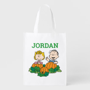 Peanuts Sally & Linus Pumpkin Field Candy Bag