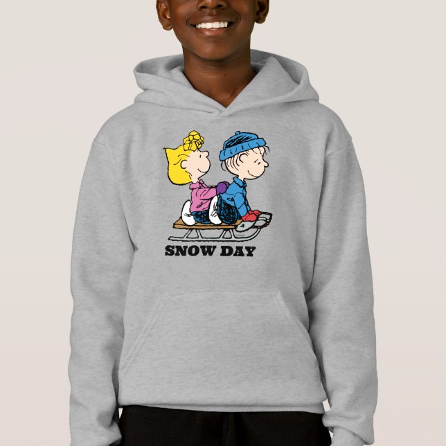 Peanuts | Sally & Linus Sled Riding Hoodie (Front)
