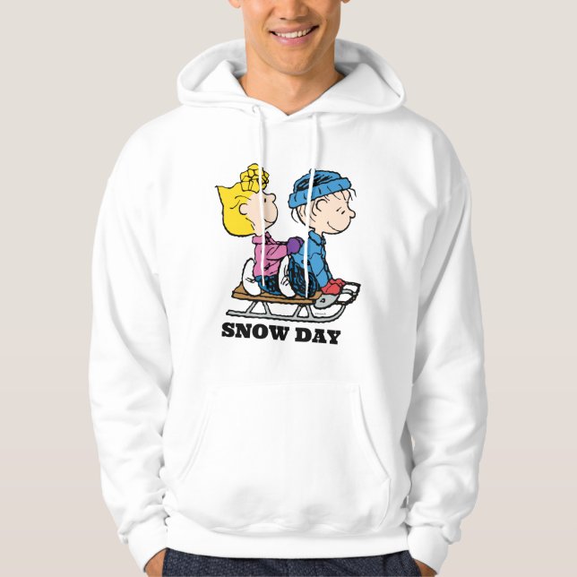 Peanuts | Sally & Linus Sled Riding Hoodie (Front)