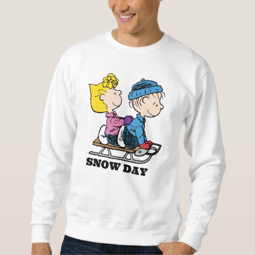 Peanuts  Sally  Linus Sled Riding Sweatshirt