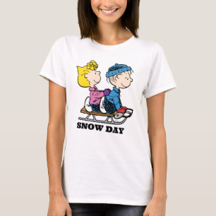Peanuts Sally & Linus Sled Riding T-Shirt