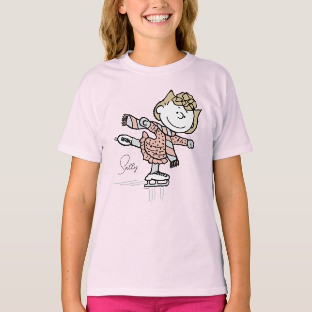Peanuts | Sally On Ice T-Shirt (Front)