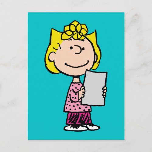 Peanuts  Sally Postcard