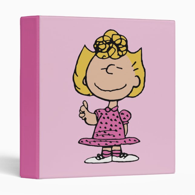 Peanuts | Sally Super Smile 3 Ring Binder (Front/Spine)