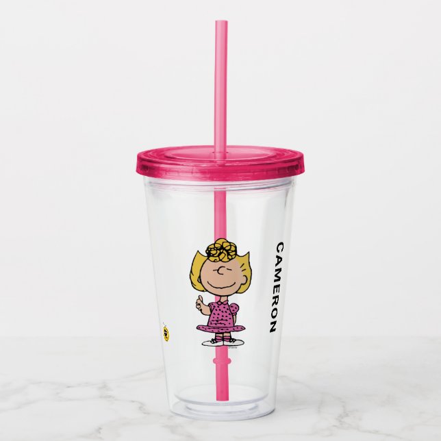 Peanuts | Sally Super Smile Acrylic Tumbler (Front)