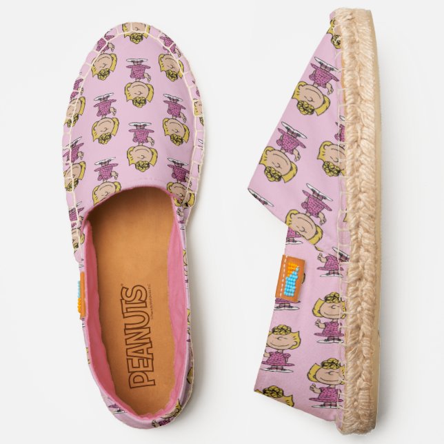 Peanuts | Sally Super Smile Espadrilles (Side)