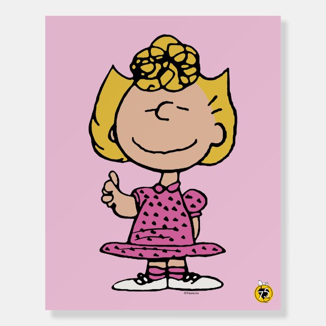 Peanuts | Sally Super Smile Foam Board (Front)