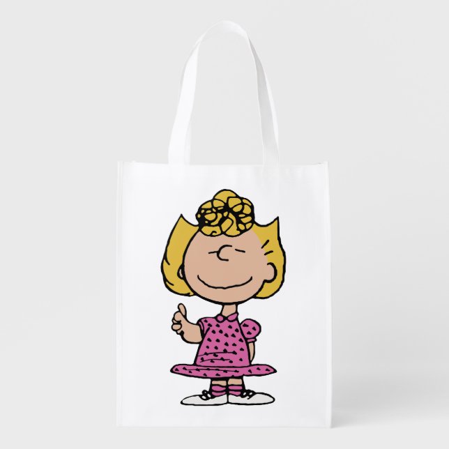 Peanuts | Sally Super Smile Grocery Bag (Front)