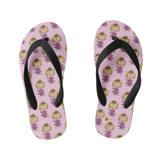 Peanuts | Sally Super Smile Kid's Flip Flops (Footbed)