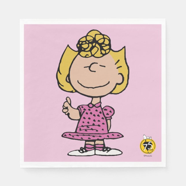 Peanuts | Sally Super Smile Napkins (Front)
