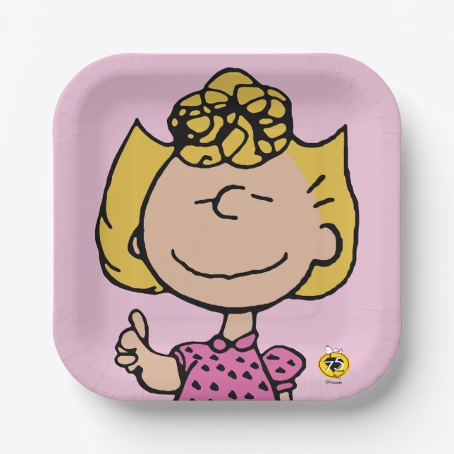 Peanuts | Sally Super Smile Paper Plates (Front)