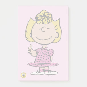 Peanuts Sally Super Smile Post-it Notes