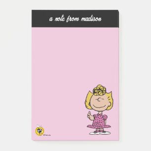 Peanuts Sally Super Smile Post-it Notes