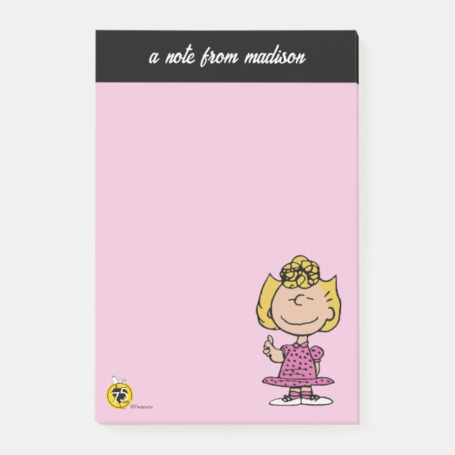 Peanuts | Sally Super Smile Post-it Notes (Front)