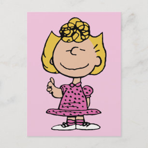 Peanuts Sally Super Smile Postcard