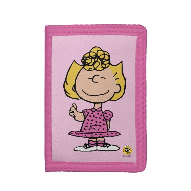 Peanuts | Sally Super Smile Trifold Wallet (Front Vertical)