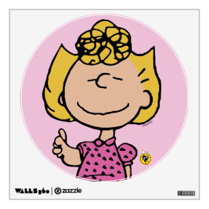 Peanuts Sally Super Smile Wall Decal