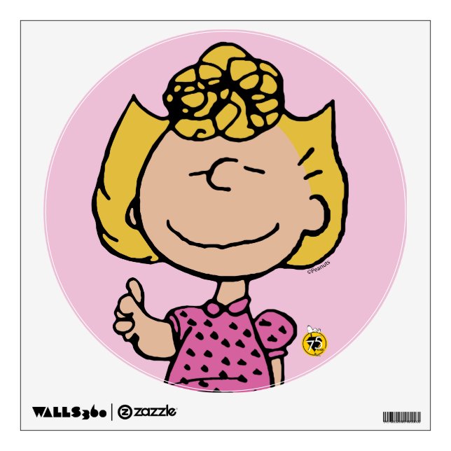 Peanuts | Sally Super Smile Wall Decal (Front)