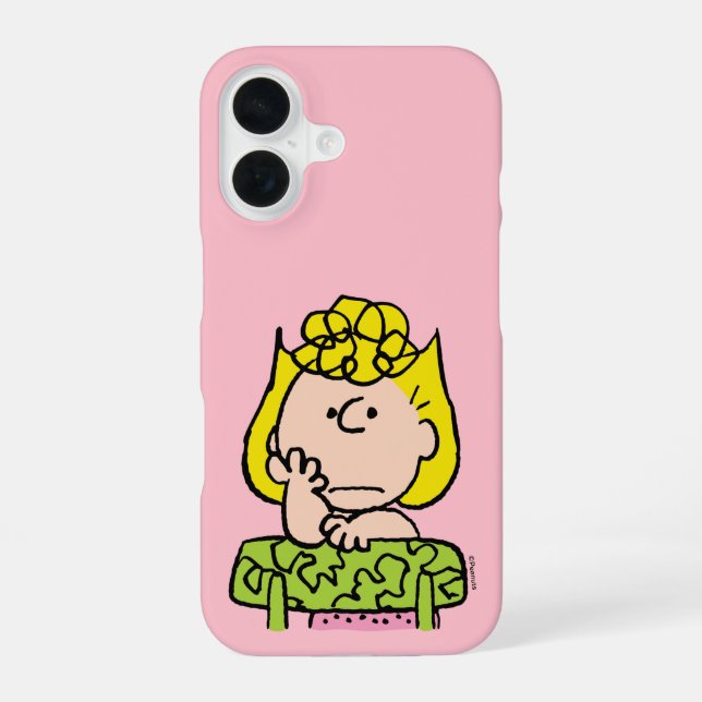 Peanuts | Sally Thinking Iphone Case (Back)