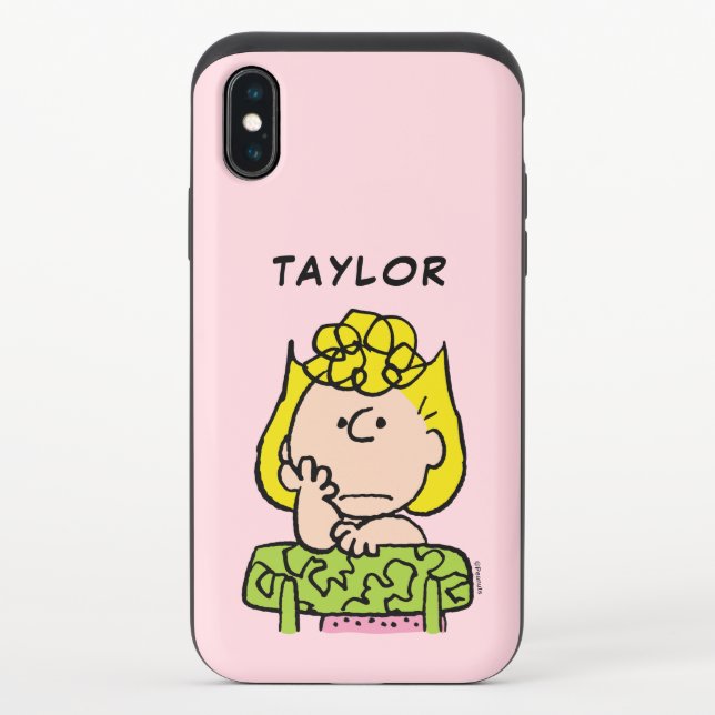 Peanuts | Sally Thinking Uncommon iPhone Case (Back)