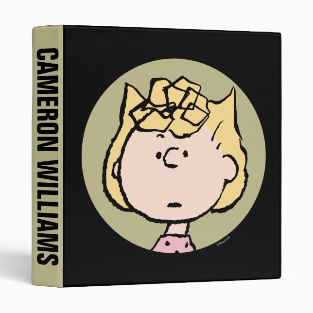 Peanuts | Sally's Faces 3 Ring Binder (Front/Spine)