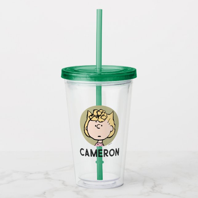 Peanuts | Sally's Faces Acrylic Tumbler (Front)