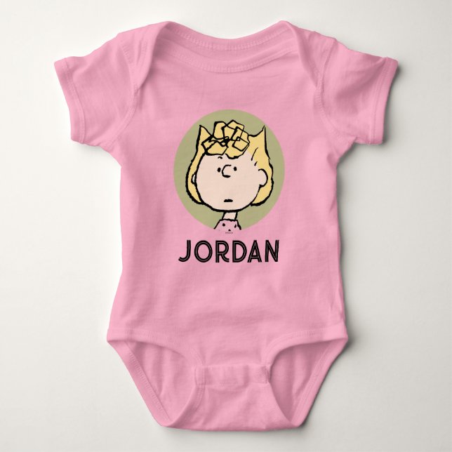 Peanuts | Sally's Faces Baby Bodysuit (Front)