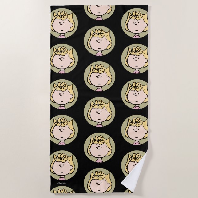 Peanuts | Sally's Faces Beach Towel (Front)