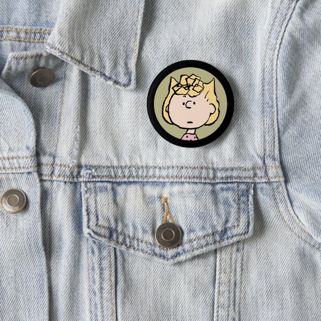 Peanuts | Sally's Faces Button (In Situ)