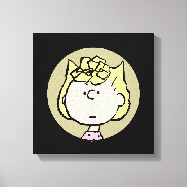 Peanuts | Sally's Faces Canvas Print (Front)