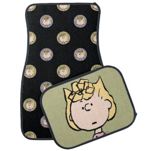 Peanuts Sally's Faces Car Floor Mat