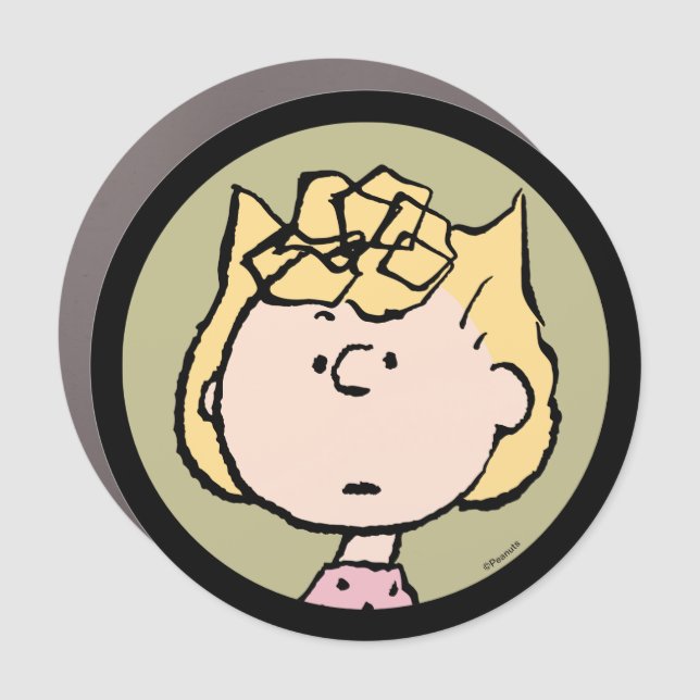 Peanuts | Sally's Faces Car Magnet (Front)