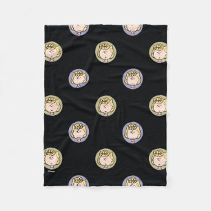 Peanuts Sally's Faces Fleece Blanket