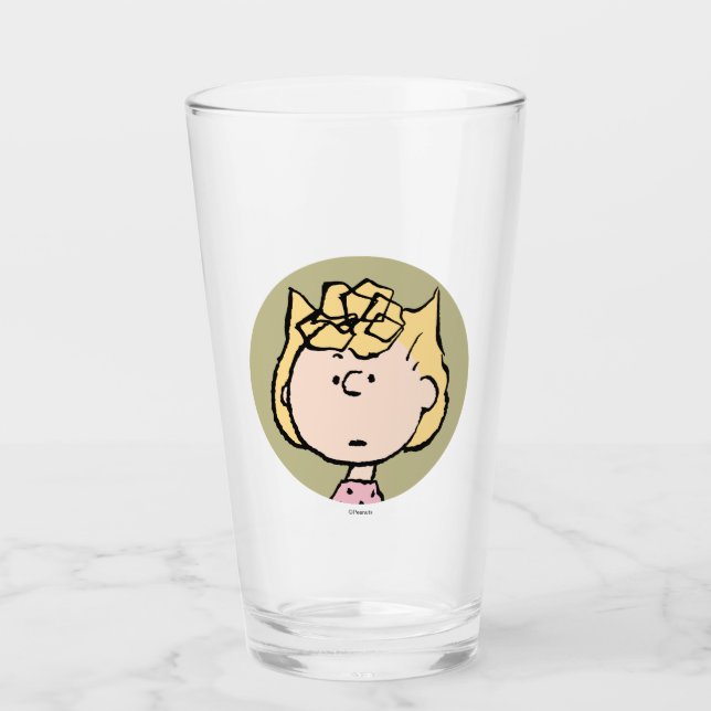 Peanuts | Sally's Faces Glass (Front)