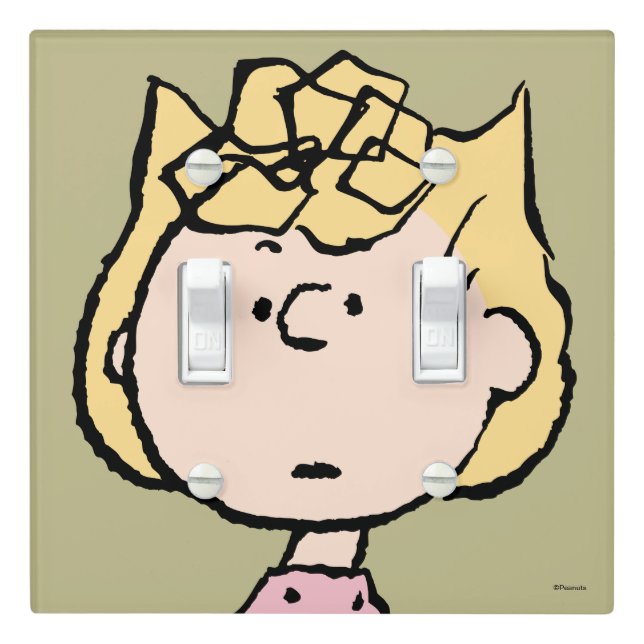 Peanuts | Sally's Faces Light Switch Cover (In Situ)