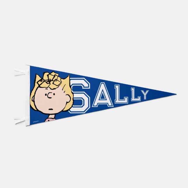 Peanuts | Sally's Faces Pennant Flag (Front)