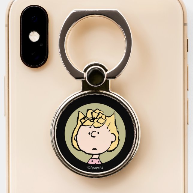 Peanuts | Sally's Faces Phone Ring Stand (Close Up)