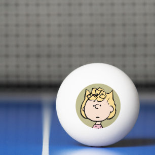 Peanuts   Sally's Faces Ping Pong Ball