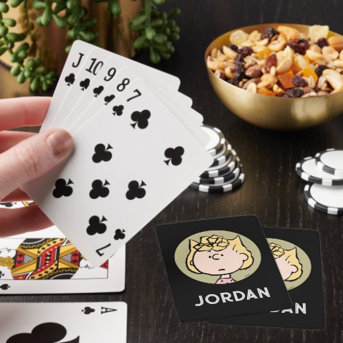 Peanuts  Sallys Faces Playing Cards
