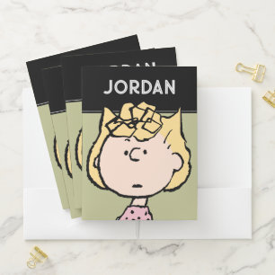 Peanuts Sally's Faces Pocket Folder