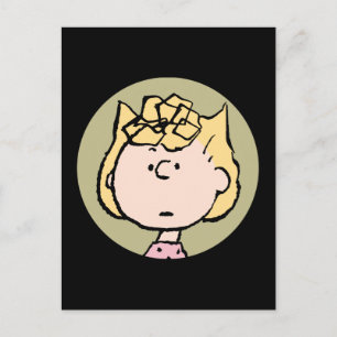 Peanuts Sally's Faces Postcard