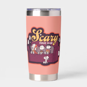 Peanuts Scary Movie Club Halloween Couch Insulated Tumbler