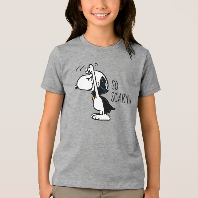 Peanuts | Scary Vampire Snoopy Tri-Blend Shirt (Front)