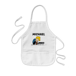 Peanuts Schroeder Add Your Name Kids' Apron