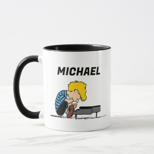 Peanuts  Schroeder  Add Your Name Mug