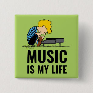 Peanuts   Schroeder Button