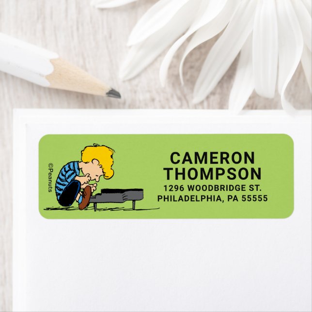 Peanuts | Schroeder Label (Insitu)