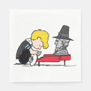 Peanuts Schroeder Pilgrim Napkins