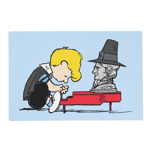 Peanuts | Schroeder Pilgrim Placemat (Front)