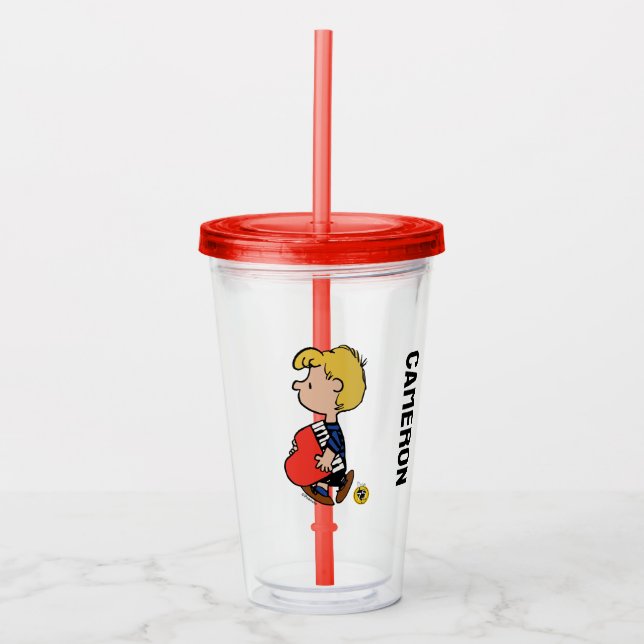 Peanuts | Schroeder Traveling Piano Acrylic Tumbler (Front)